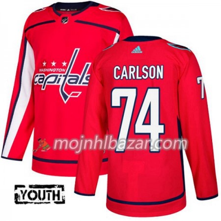 Dresovi Washington Capitals John Carlson 74 Adidas 2017-2018 Crvena Authentic - Dječji Dresovi Washington Capitals John Carlson 74 Adidas 2017-2018 Crvena Authentic - Dječji